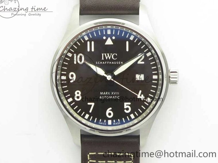 MIROTIME 0709 Practical MARK XVIII ANTOINE DE SAINT EXUPÉRY IW327003 SS MKS 1:1 Best Edition on Brown Leather MIYOTA 7193